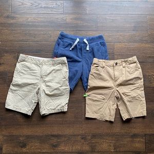 Bundle of 3 Boys’ Shorts khaki & navy | Sz 7